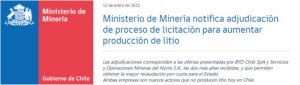 智利矿业部官宣！比亚迪中标当地锂矿开采合同