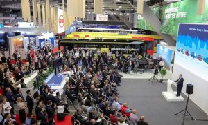 比亚迪携两款全新纯电动巴士闪耀比利时世界客车博览会