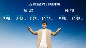 售价7.98-10.98万元 五菱星光共创版双车震撼上市